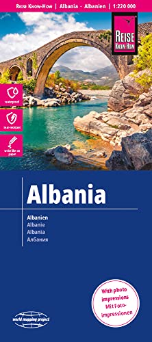 Reise Know-How Landkarte Albanien / Albania (1:220.000): reiß- und wasserfest (world mapping project) von Reise Know-How Rump GmbH